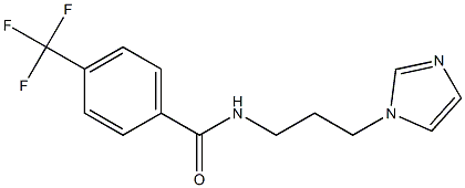N-[3-(1H-imidazol-1-yl)propyl]-4-(trifluoromethyl)benzenecarboxamide Structure