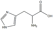 2-amino-3-(1H-imidazol-4-yl)propanoic acid Structure