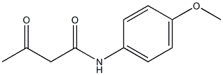 N1-(4-methoxyphenyl)-3-oxobutanamide Structure