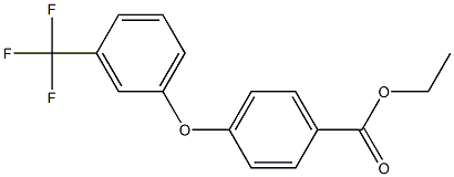 ethyl 4-[3-(trifluoromethyl)phenoxy]benzenecarboxylate 结构式