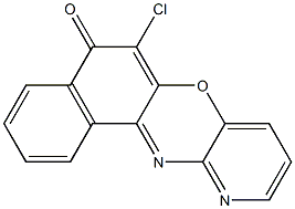 6-chloro-5H-naphtho[2,1-b]pyrido[2,3-e][1,4]oxazin-5-one Structure