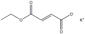 potassium 4-ethoxy-4-oxobut-2-enoate Structure