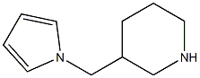 3-(1-Pyrrolylmethyl)piperidine, tech. Structure