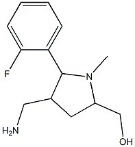  [4-(aminomethyl)-5-(2-fluorophenyl)-1-methyl-2-pyrrolidinyl]methanol