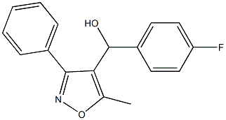 (4-fluorophenyl)(5-methyl-3-phenylisoxazol-4-yl)methanol