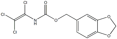 1,3-benzodioxol-5-ylmethyl N-(1,2,2-trichlorovinyl)carbamate