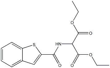 diethyl 2-[(benzo[b]thiophen-2-ylcarbonyl)amino]malonate
