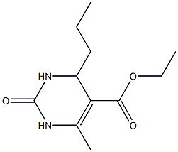 ethyl 6-methyl-2-oxo-4-propyl-1,2,3,4-tetrahydropyrimidine-5-carboxylate Structure
