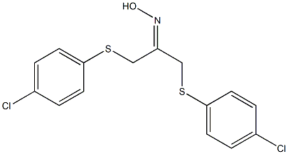  1,3-bis[(4-chlorophenyl)sulfanyl]acetone oxime