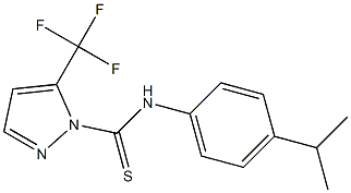 N1-(4-isopropylphenyl)-5-(trifluoromethyl)-1H-pyrazole-1-carbothioamide