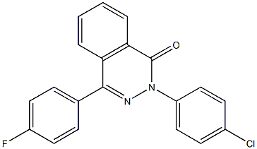 2-(4-chlorophenyl)-4-(4-fluorophenyl)-1(2H)-phthalazinone Struktur