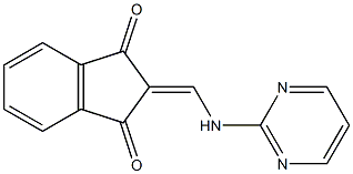 2-[(2-pyrimidinylamino)methylene]-1H-indene-1,3(2H)-dione