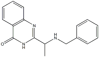 2-[1-(benzylamino)ethyl]-4(3H)-quinazolinone Struktur