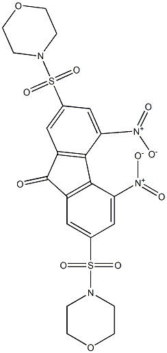  2,7-di(morpholinosulfonyl)-4,5-dinitro-9H-fluoren-9-one