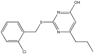 2-[(2-chlorobenzyl)thio]-6-propylpyrimidin-4-ol