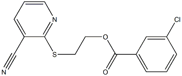  2-[(3-cyano-2-pyridyl)thio]ethyl 3-chlorobenzoate