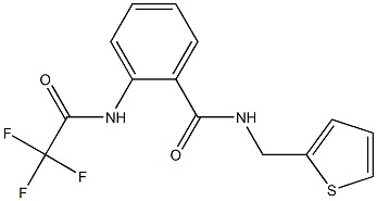 N-(2-thienylmethyl)-2-[(2,2,2-trifluoroacetyl)amino]benzenecarboxamide