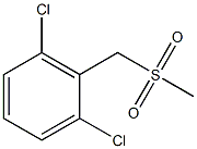 1,3-dichloro-2-[(methylsulfonyl)methyl]benzene Struktur