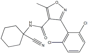 N4-(1-cyanocyclohexyl)-3-(2,6-dichlorophenyl)-5-methyl-4-isoxazolecarboxamide