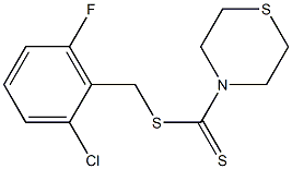 2-chloro-6-fluorobenzyl thiomorpholine-4-carbodithioate