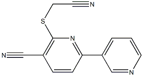 6-[(cyanomethyl)thio]-2,3'-bipyridine-5-carbonitrile|