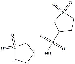 N3-(1,1-dioxotetrahydro-1H-1lambda~6~-thiophen-3-yl)-1,1-dioxotetrahydro-1H-1lambda~6~-thiophene-3-sulfonamide Structure