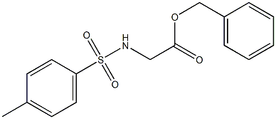 benzyl 2-{[(4-methylphenyl)sulfonyl]amino}acetate Struktur