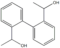 1-[2'-(1-hydroxyethyl)[1,1'-biphenyl]-2-yl]ethan-1-ol Struktur