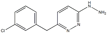3-(3-chlorobenzyl)-6-hydrazinopyridazine 结构式