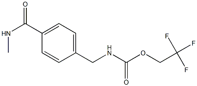 2,2,2-trifluoroethyl N-{4-[(methylamino)carbonyl]benzyl}carbamate