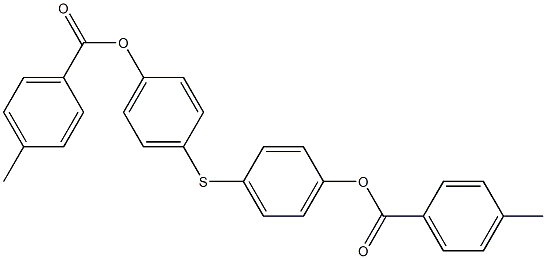 4-({4-[(4-methylbenzoyl)oxy]phenyl}sulfanyl)phenyl 4-methylbenzenecarboxylate