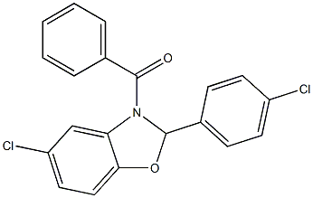  [5-chloro-2-(4-chlorophenyl)-2,3-dihydro-1,3-benzoxazol-3-yl](phenyl)methanone