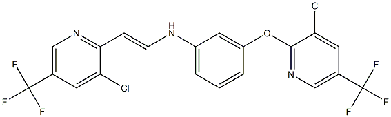 3-{[3-chloro-5-(trifluoromethyl)-2-pyridinyl]oxy}-N-{2-[3-chloro-5-(trifluoromethyl)-2-pyridinyl]vinyl}aniline