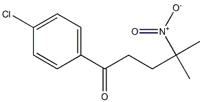 1-(4-chlorophenyl)-4-methyl-4-nitro-1-pentanone Structure