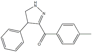 (4-methylphenyl)(4-phenyl-4,5-dihydro-1H-pyrazol-3-yl)methanone