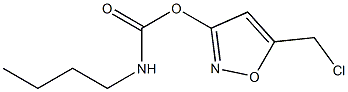  5-(chloromethyl)-3-isoxazolyl N-butylcarbamate