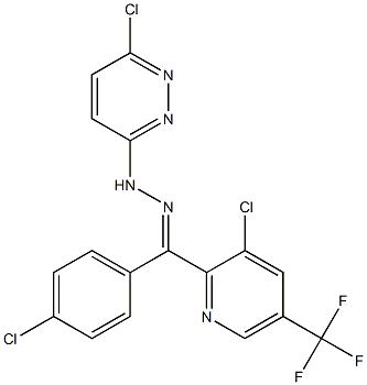 (4-chlorophenyl)[3-chloro-5-(trifluoromethyl)-2-pyridinyl]methanone N-(6-chloro-3-pyridazinyl)hydrazone