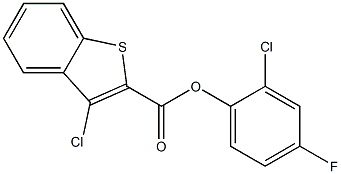 2-chloro-4-fluorophenyl 3-chlorobenzo[b]thiophene-2-carboxylate