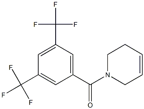 [3,5-di(trifluoromethyl)phenyl](1,2,3,6-tetrahydropyridin-1-yl)methanone Structure