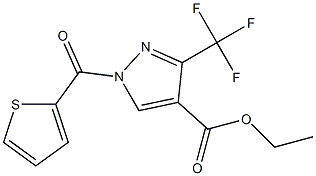 ethyl 1-(2-thienylcarbonyl)-3-(trifluoromethyl)-1H-pyrazole-4-carboxylate