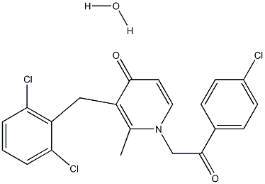1-[2-(4-chlorophenyl)-2-oxoethyl]-3-(2,6-dichlorobenzyl)-2-methyl-4(1H)-pyridinonemonohydrate