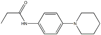 N-(4-piperidinophenyl)propanamide,,结构式