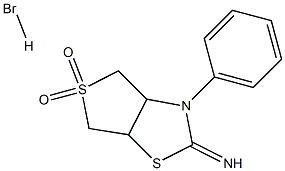 2-imino-3-phenylperhydro-5lambda~6~-thieno[3,4-d][1,3]thiazole-5,5-dione hydrobromide