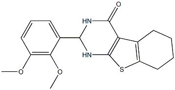  2-(2,3-dimethoxyphenyl)-1,2,3,4,5,6,7,8-octahydrobenzo[4,5]thieno[2,3-d]pyrimidin-4-one