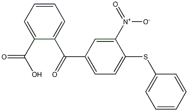  2-[3-nitro-4-(phenylthio)benzoyl]benzoic acid