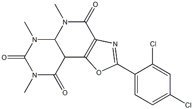 2-(2,4-dichlorophenyl)-5,6,8-trimethyl-4,5,5a,6,7,8,9,9a-octahydropyrimido[5',4':5,6]pyrido[3,4-d][1,3]oxazole-4,7,9-trione