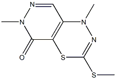 1,6-dimethyl-3-(methylthio)-5,6-dihydro-1H-pyridazino[4,5-e][1,3,4]thiadiazin-5-one