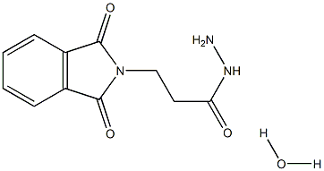 3-(1,3-dioxo-2,3-dihydro-1H-isoindol-2-yl)propanohydrazide hydrate Structure