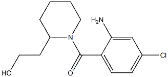 2-[1-(2-amino-4-chlorobenzoyl)piperidin-2-yl]ethanol,,结构式