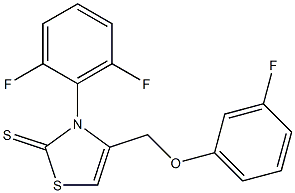 3-(2,6-difluorophenyl)-4-[(3-fluorophenoxy)methyl]-1,3-thiazole-2(3H)-thione